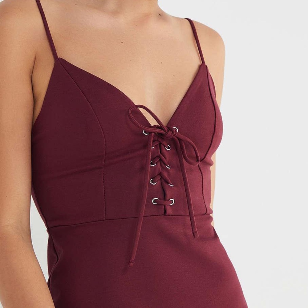Urban Outfitters Lace-Up Mini Dress